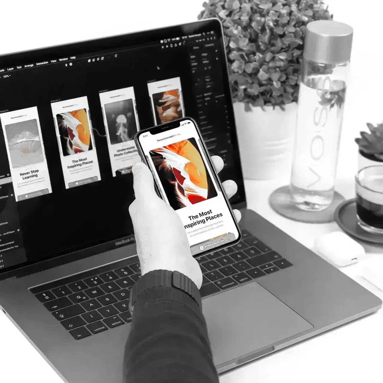 Site vitrine de prestations de services.